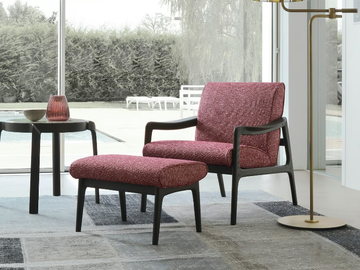 JACK - Fabric armchair with armrests by CTS SALOTTI - view 2